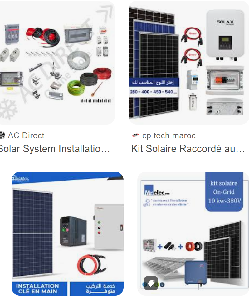 INSTALLATION SOLAR KIT